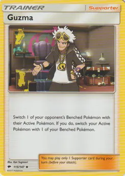 Guzma #180, Pokemon Card Gym