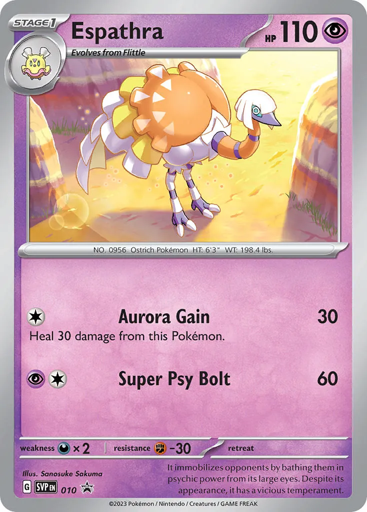 Espathra #006, Japanese SV-P Promos Promo Card Pack
