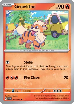 Growlithe #024, Pokemon Card Gym Promo Card Pack 1