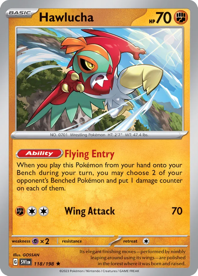 Hawlucha #034, Japanese SV-P Promos