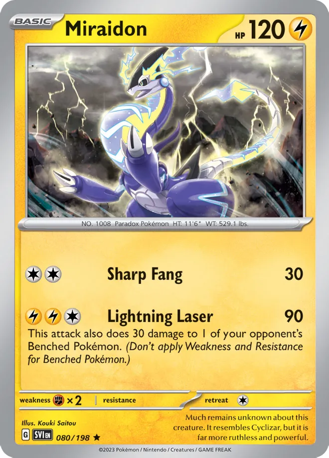 Miraidon #048, Japanese SV-P Promos Sealed Battle Promo Card Pack