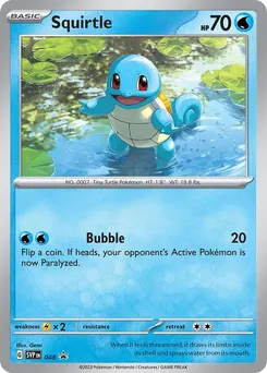 Squirtle #061, Pokemon 151 Card File Sets