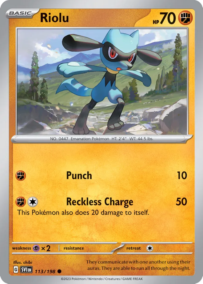 Riolu #076, Japanese SV-P Promos