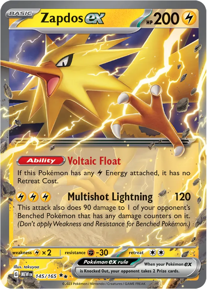 Zapdos ex #108, Japanese SV-P Promos