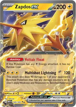 Zapdos ex #108, Standard