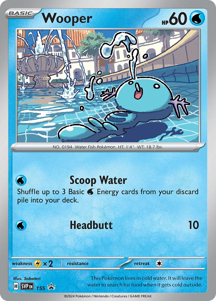 Wooper #121, Japanese SV-P Promos