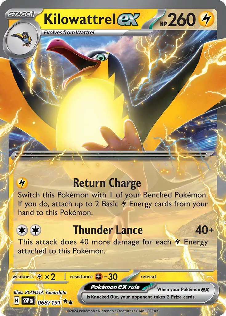 Kilowattrel ex #155, Japanese SV-P Promos