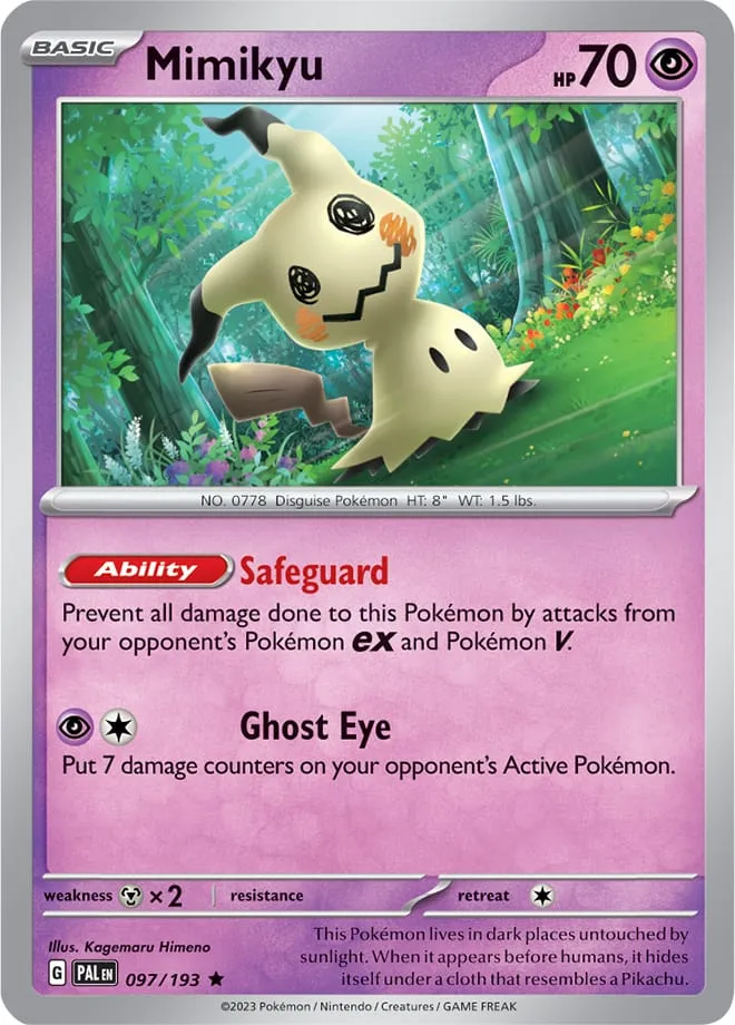 Mimikyu #156, Japanese SV-P Promos