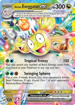 Alolan Exeggutor ex #183, Standard