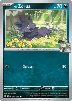 N's Zorua #200, Japanese SV-P Promos