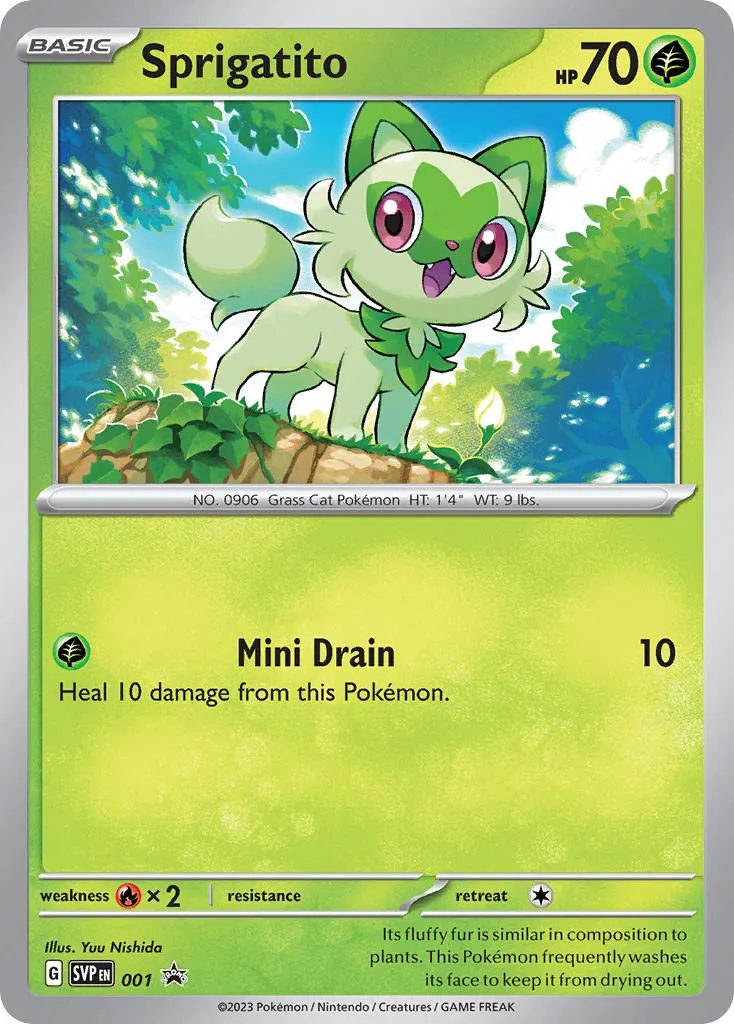 Sprigatito #213, Japanese SV-P Promos