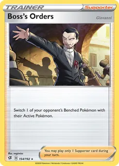 Boss's Orders #188, Standard