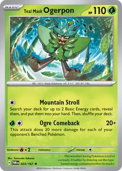 Teal Mask Ogerpon #148, Special Jumbo Card Set Ogerpon