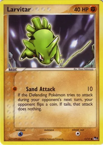 Larvitar #019, Japanese T Promos Vol. 20