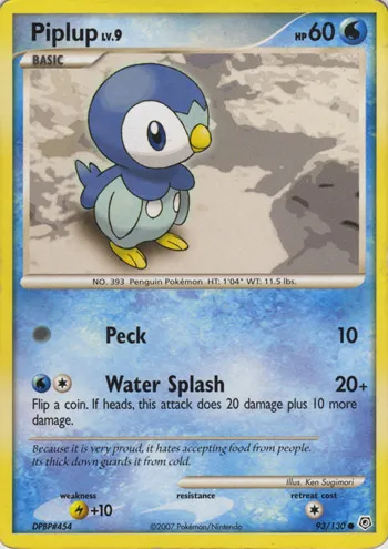 Piplup #008, Japanese DP-P Promos