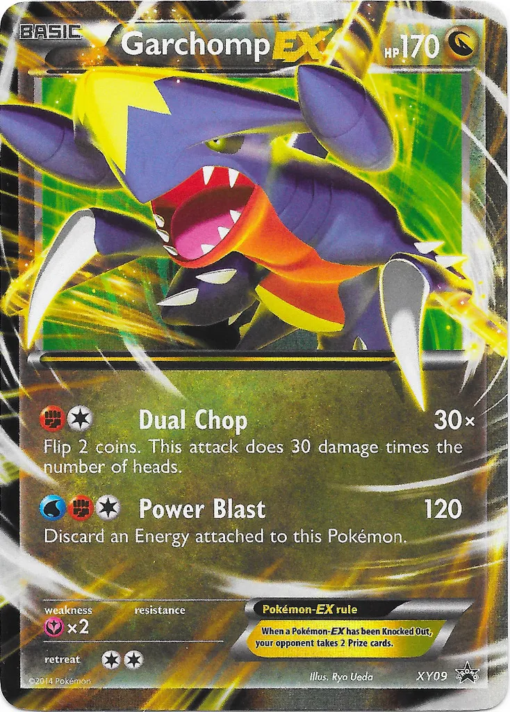 Garchomp-EX #010, Japanese XY-P Promos Corocoro Super Hot Start-Up