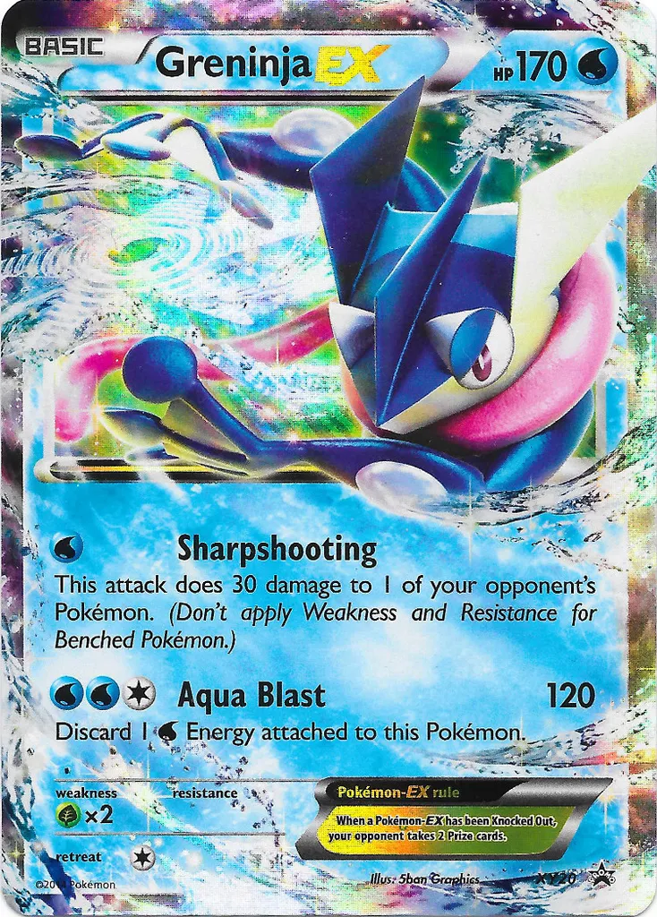 Greninja-EX #021, Japanese XY-P Promos Pokemon Card Gym Pack