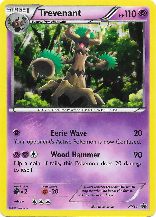 Trevenant #022, Japanese XY-P Promos