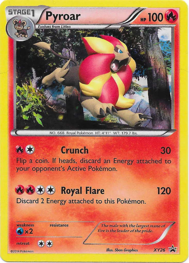 Pyroar #033, Japanese XY-P Promos