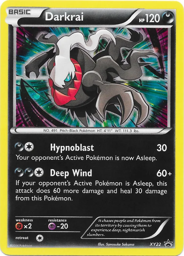 Darkrai #037, Japanese XY-P Promos The Cocoon of Destruction and Diancie
