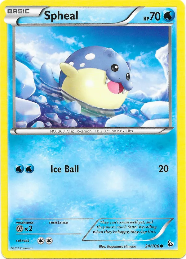 Spheal #040, Japanese XY-P Promos
