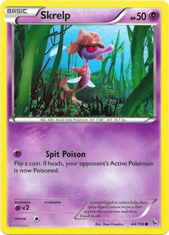 Skrelp #042, Pokemon Card Gym Pack