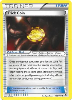 Trick Coin #047, Pokemon Card Gym Pack
