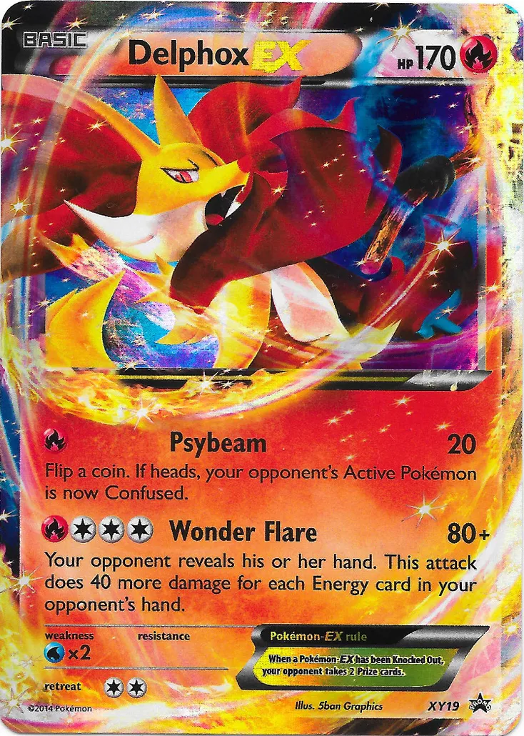 Delphox-EX #048, Japanese XY-P Promos Lizardon Mega Battle