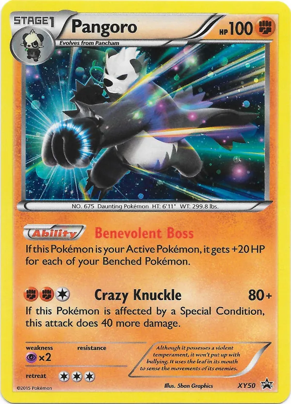 Pangoro #059, Japanese XY-P Promos Rising Fist Booster