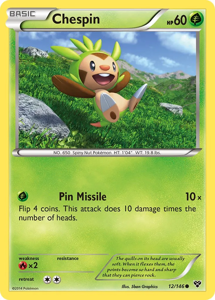 Chespin #061, Japanese XY-P Promos