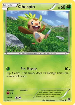 Chespin #061, Standard
