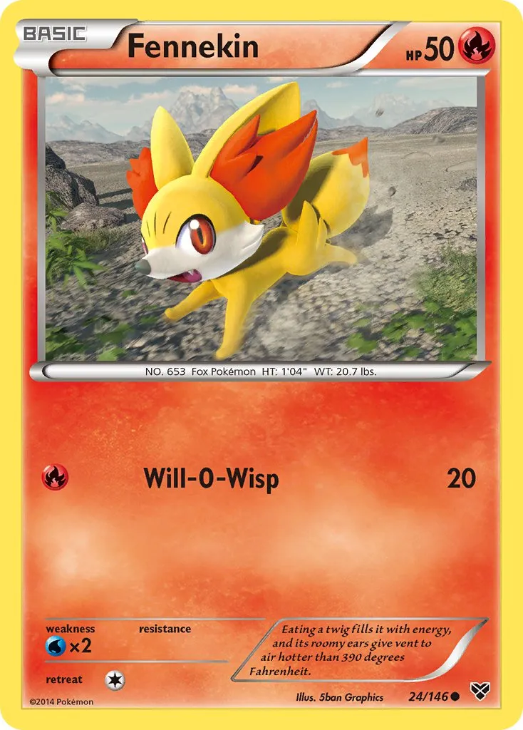 Fennekin #062, Japanese XY-P Promos