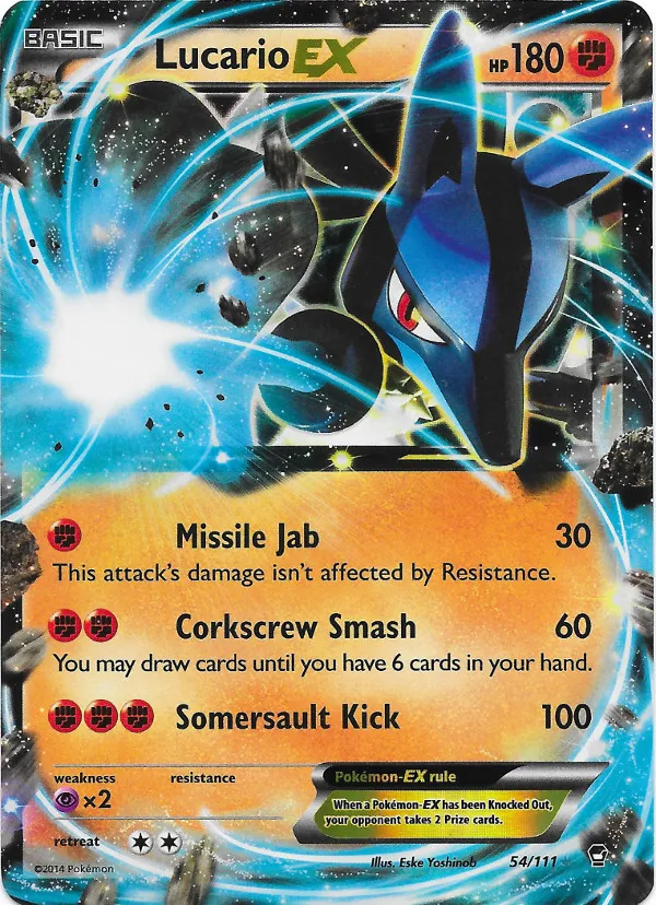 Lucario-EX #066, Japanese XY-P Promos Corocoro Ichiban!