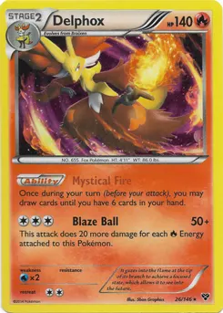 Delphox #072, Summer Vacation Present Campaign
