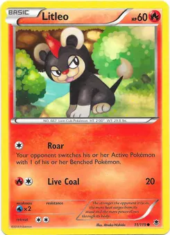 Litleo #081, Pokemon Card Gym Pack