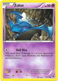 Zubat #083, Pokemon Card Gym Pack