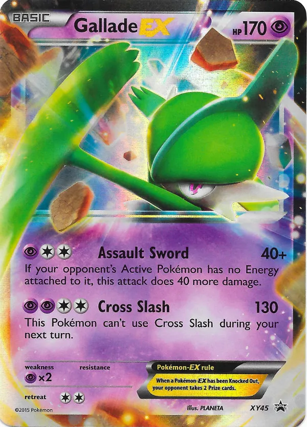 Gallade-EX #084, Japanese XY-P Promos Pokemon Card Gym Pack