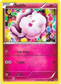 Swirlix #085, Pokemon Card Gym Pack