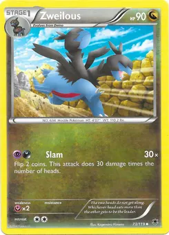 Zweilous #086, Pokemon Card Gym Pack