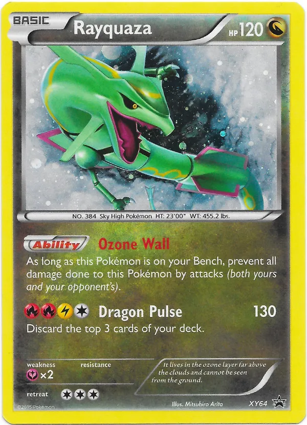 Rayquaza #100, Japanese XY-P Promos Illust. Collection
