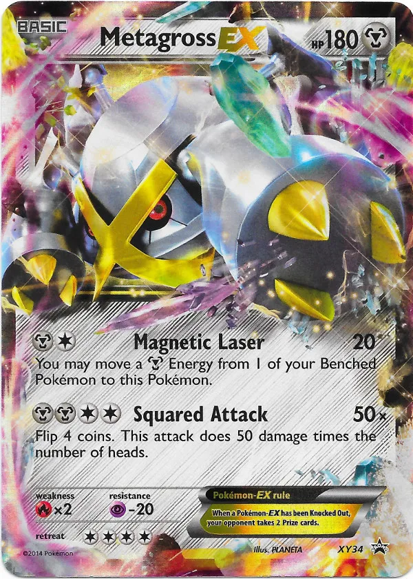 Metagross-EX #101, Japanese XY-P Promos Special Pack Silver