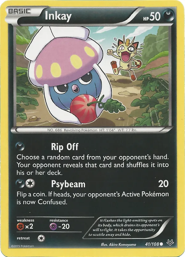 Inkay #105, Japanese XY-P Promos Daiichi Pan