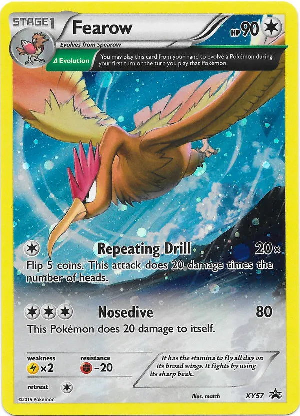 Fearow #115, Japanese XY-P Promos