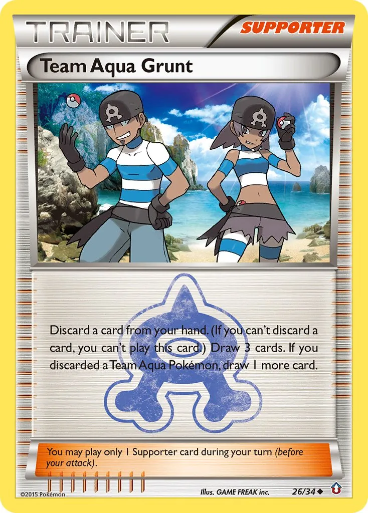 Team Aqua Grunt #119, Japanese XY-P Promos Pokemon Center
