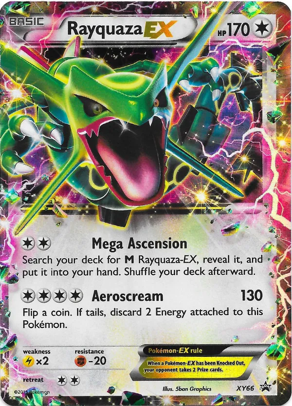 Rayquaza-EX #122, Japanese XY-P Promos
