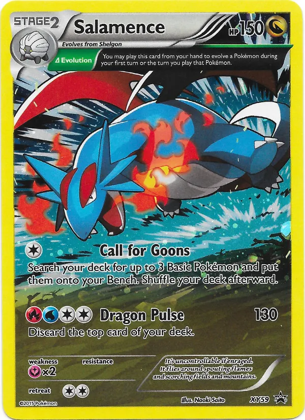 Salamence #124, Japanese XY-P Promos Corocoro Ichiban!