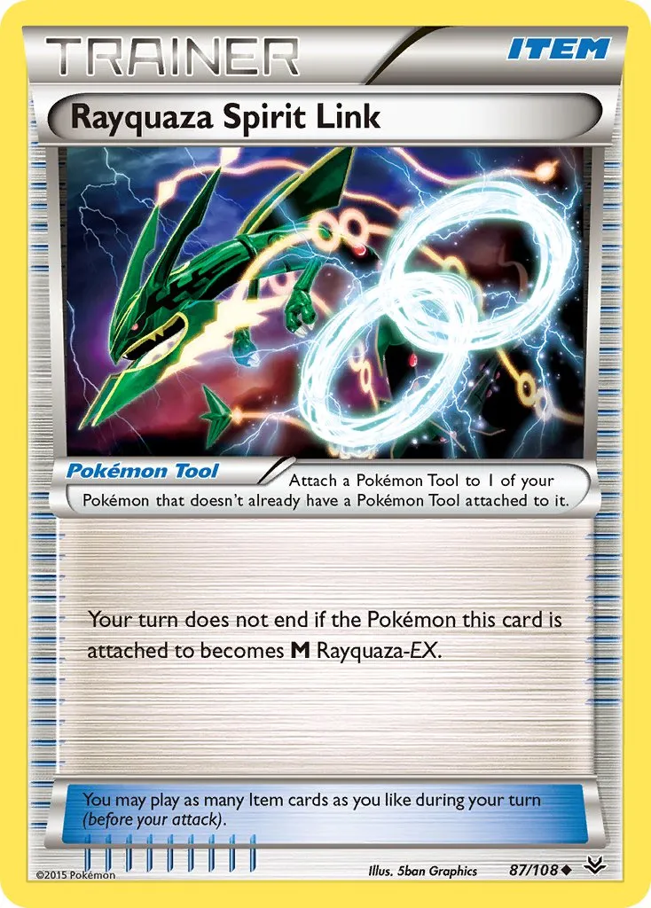 Rayquaza Spirit Link #126, Japanese XY-P Promos Pokemon Center