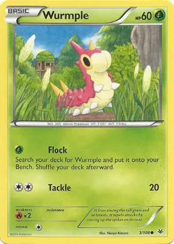 Wurmple #128, Pokemon Card Gym