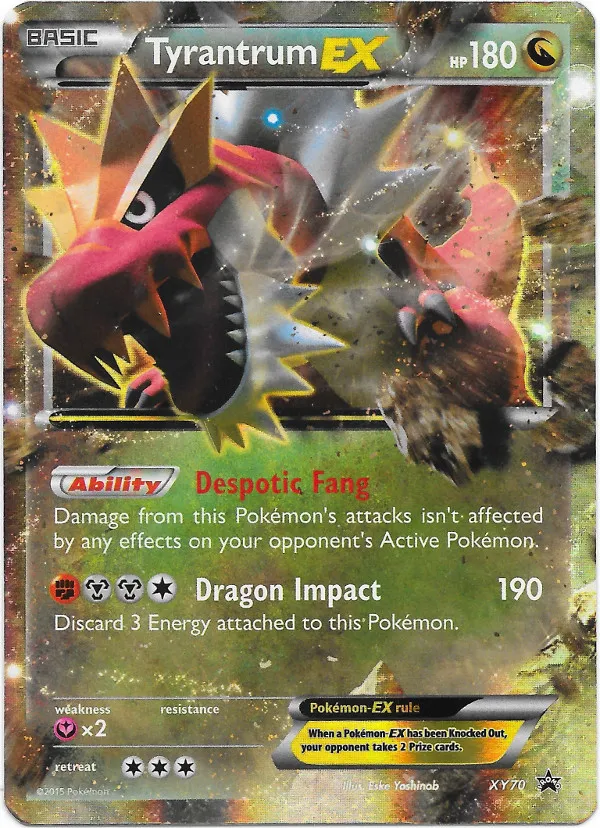 Tyrantrum-EX #133, Japanese XY-P Promos Pokemon Card Gym Pack