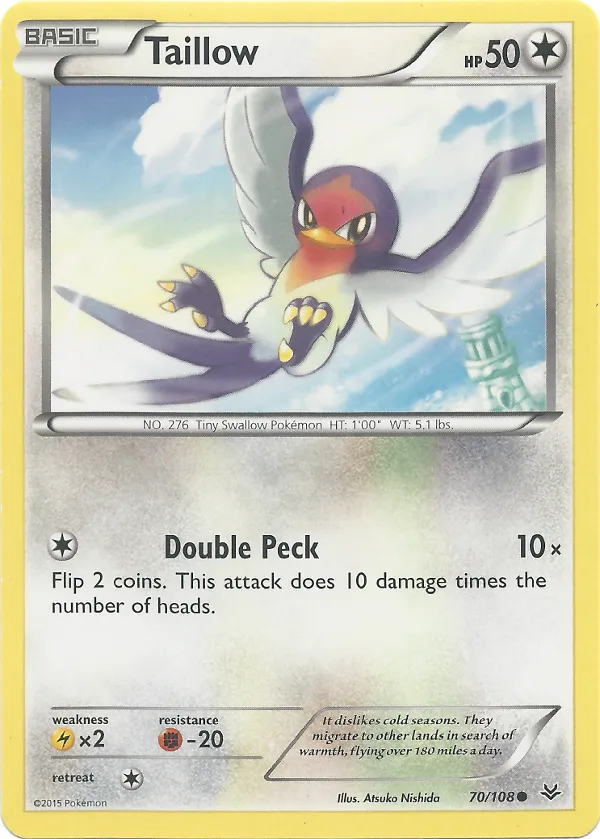 Taillow #134, Japanese XY-P Promos